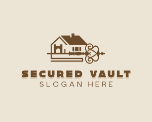 Property Security Key logo design