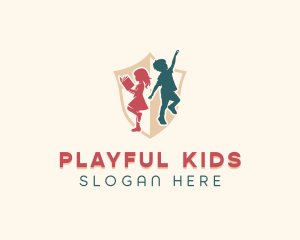 Kindergarten Kids School logo design