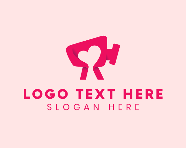 Pink Camera logo example 1
