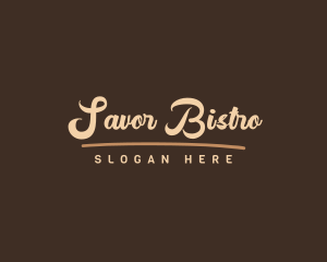 Bistro Restaurant Bar logo design