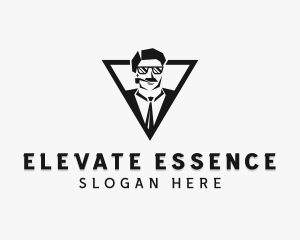 Gentleman Smoking Pipe Logo