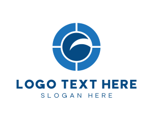 Focus - Abstract Swoosh Symbol logo design