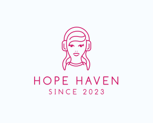 Female DJ Headset logo
