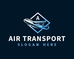 Transport Airplane Travel logo design