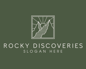Sunset Mountain Peak logo