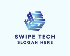 Cyber Tech Cube logo design