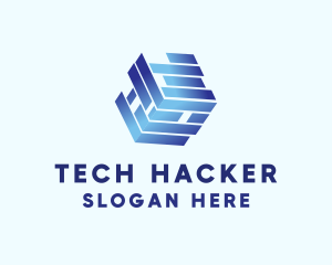 Cyber Tech Cube logo design