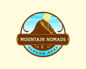 Mountain Olympus Greece logo design