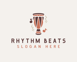 Ethnic Drum Instrument logo