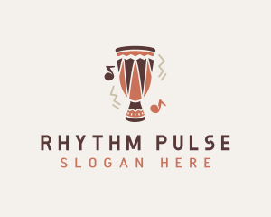 Ethnic Drum Instrument logo