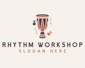 Ethnic Drum Instrument logo