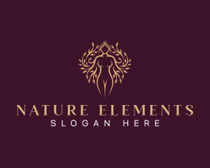 Feminine Nature Tree logo design