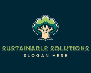 Sustainable Tree Gardening logo design