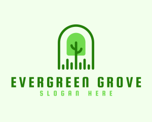 Tree Grass Shovel logo