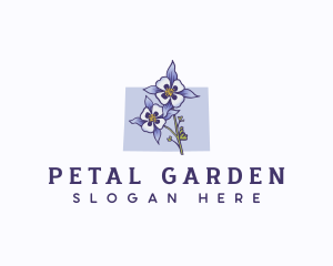 Colorado Columbine Gardening logo design