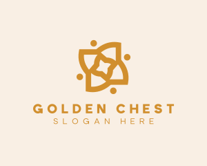 Golden Flower Decor logo design