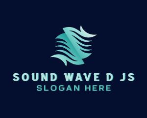 Tech Waves Cyberspace logo design