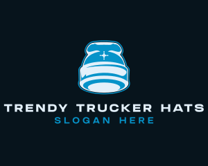 Beanie Hat Apparel  logo design