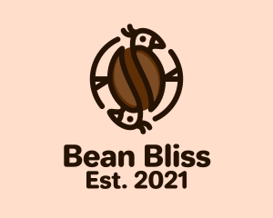 Coffee Bean Bird logo design