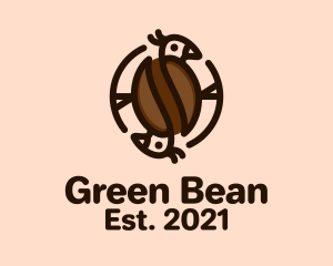 Coffee Bean Bird logo design