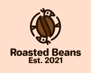 Coffee Bean Bird logo design