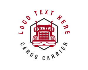 Truck Cargo Logistic logo design