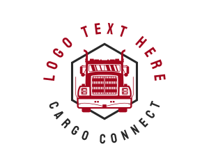 Truck Cargo Logistic logo design