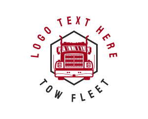 Truck Cargo Logistic logo design