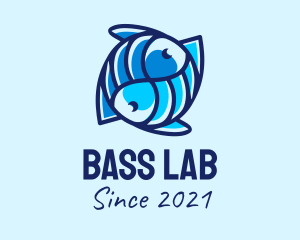 Blue Fish Seafood  logo design