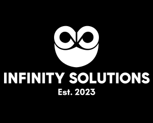 Infinity Ninja Owl logo design