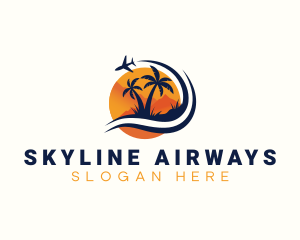 Tropical Airplane Vacation logo