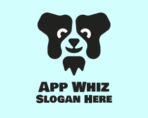 Border Collie Dog logo design