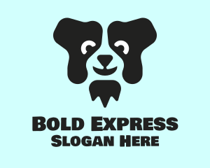 Border Collie Dog logo design