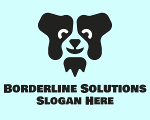 Border Collie Dog logo design