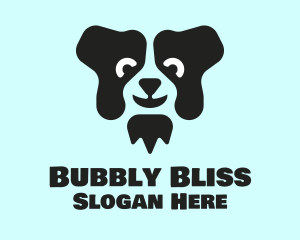 Border Collie Dog logo design