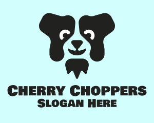 Border Collie Dog logo design