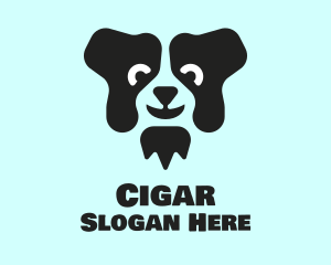 Border Collie Dog logo design