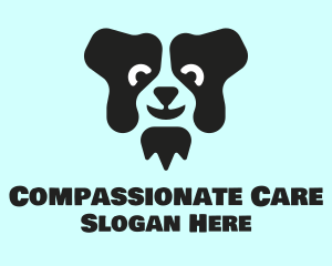 Border Collie Dog logo design