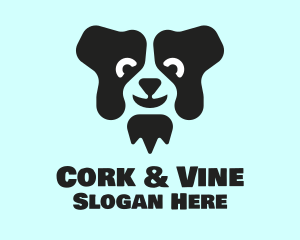 Border Collie Dog logo design