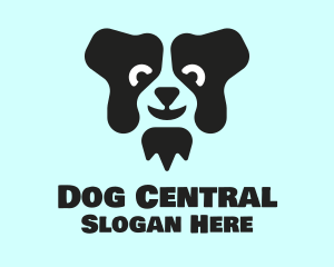 Border Collie Dog logo design