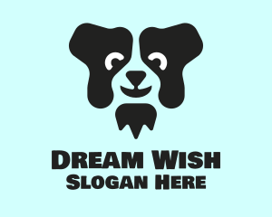 Border Collie Dog logo design