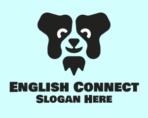 Border Collie Dog logo design