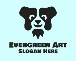 Border Collie Dog logo design