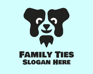 Border Collie Dog logo design