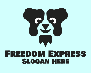 Border Collie Dog logo design