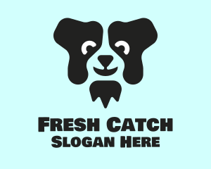 Border Collie Dog logo design