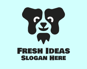 Border Collie Dog logo design