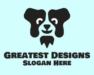 Border Collie Dog logo design