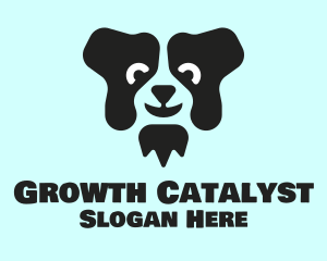 Border Collie Dog logo design