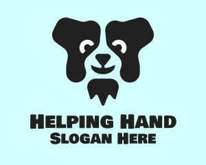 Border Collie Dog logo design